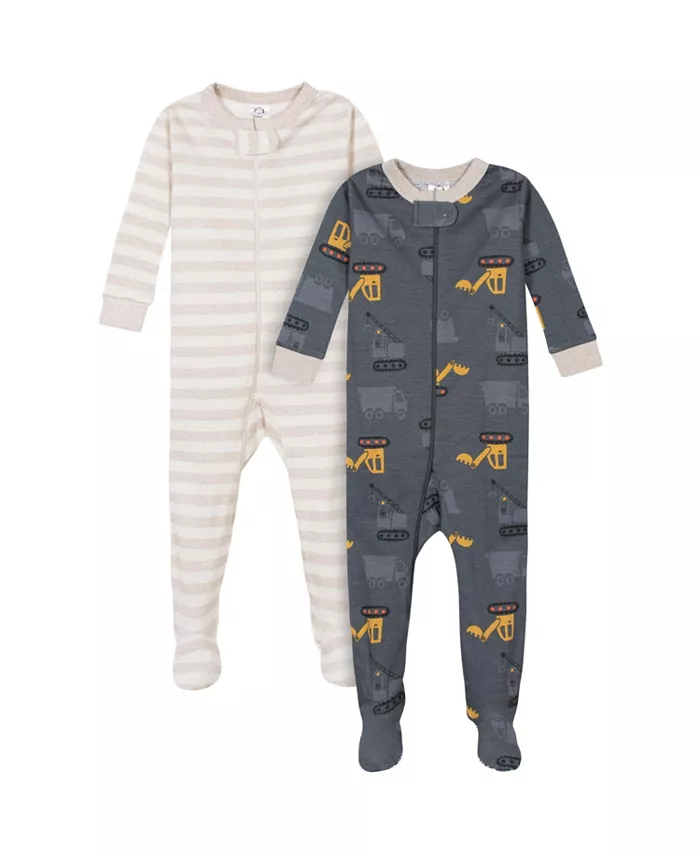 

Детский комплект из 2 пижам для мальчиков Sleep N' Plays Gerber, серый