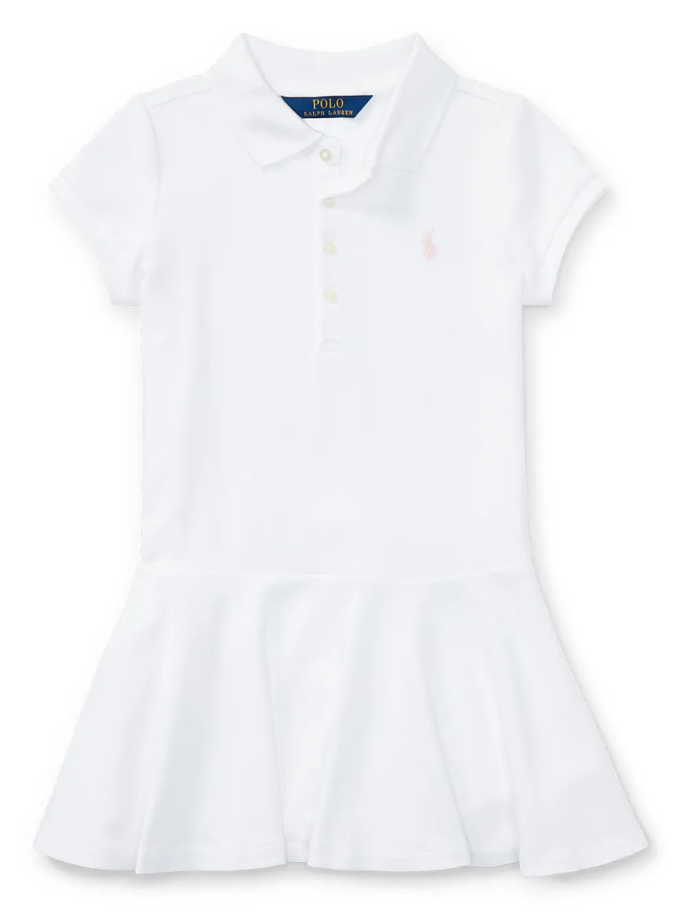 

Платье с воротником поло POLO RALPH LAUREN KIDS, белый