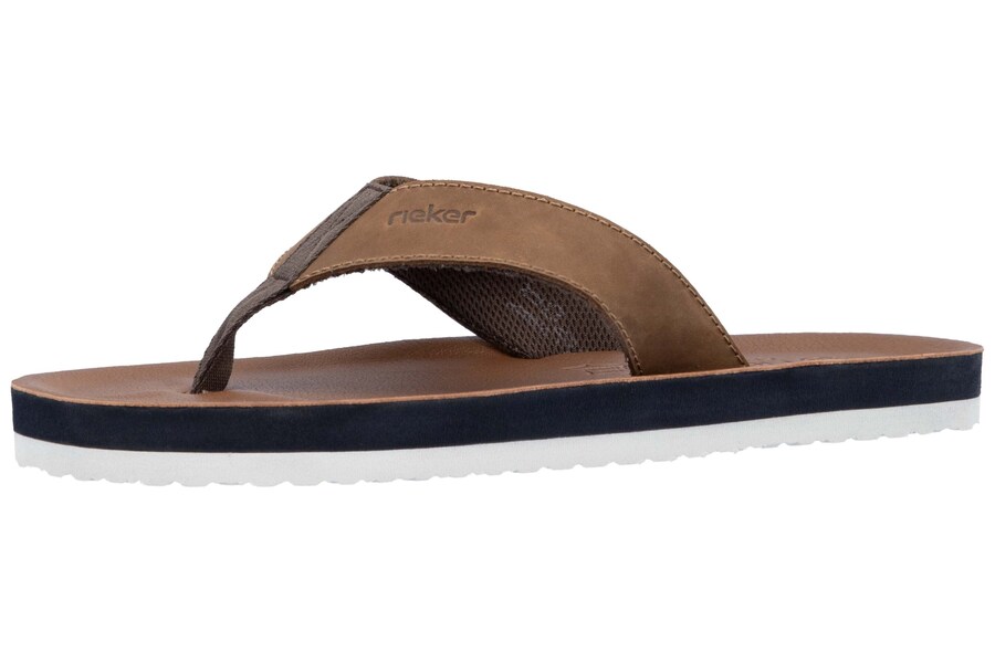 

Сандалии с Т-образной перемычкой Rieker, коричневый