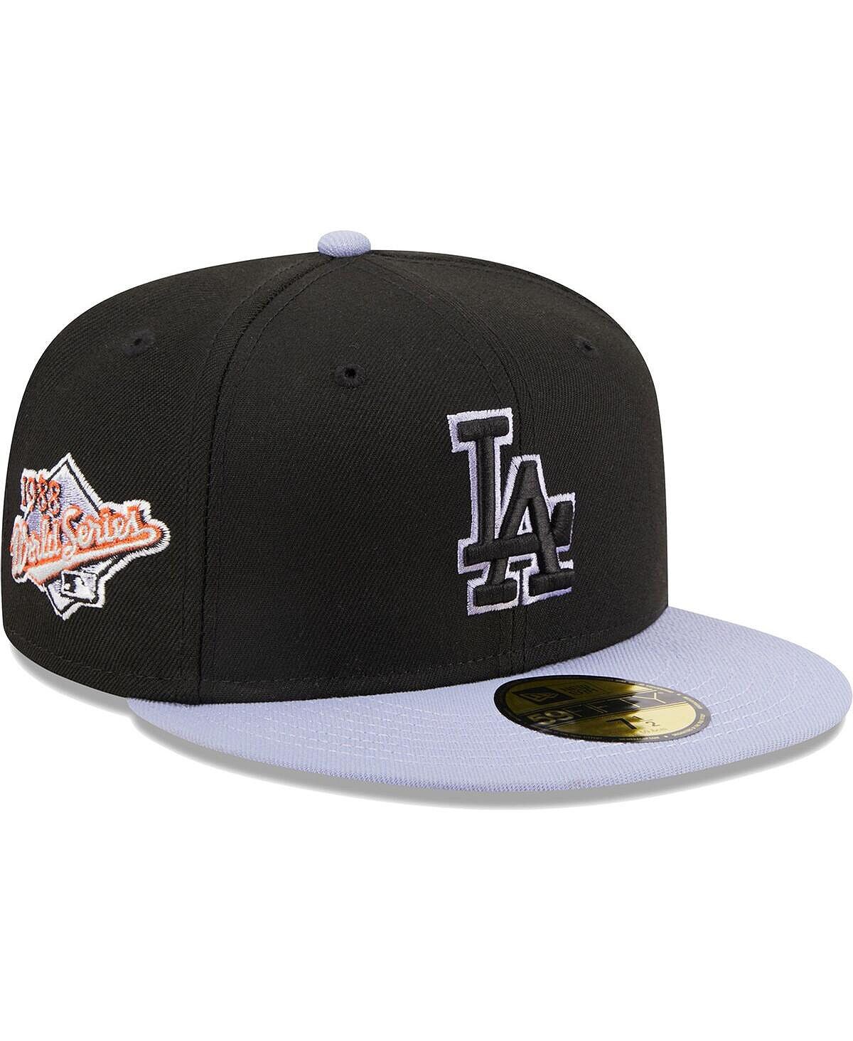 

Мужская черная приталенная шляпа Los Angeles Dodgers 59FIFTY New Era