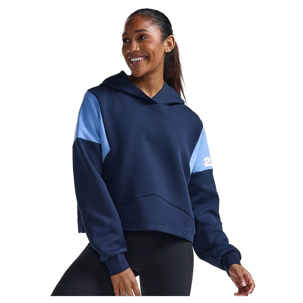 

Худи 2XU Form Spliced Crop, синий