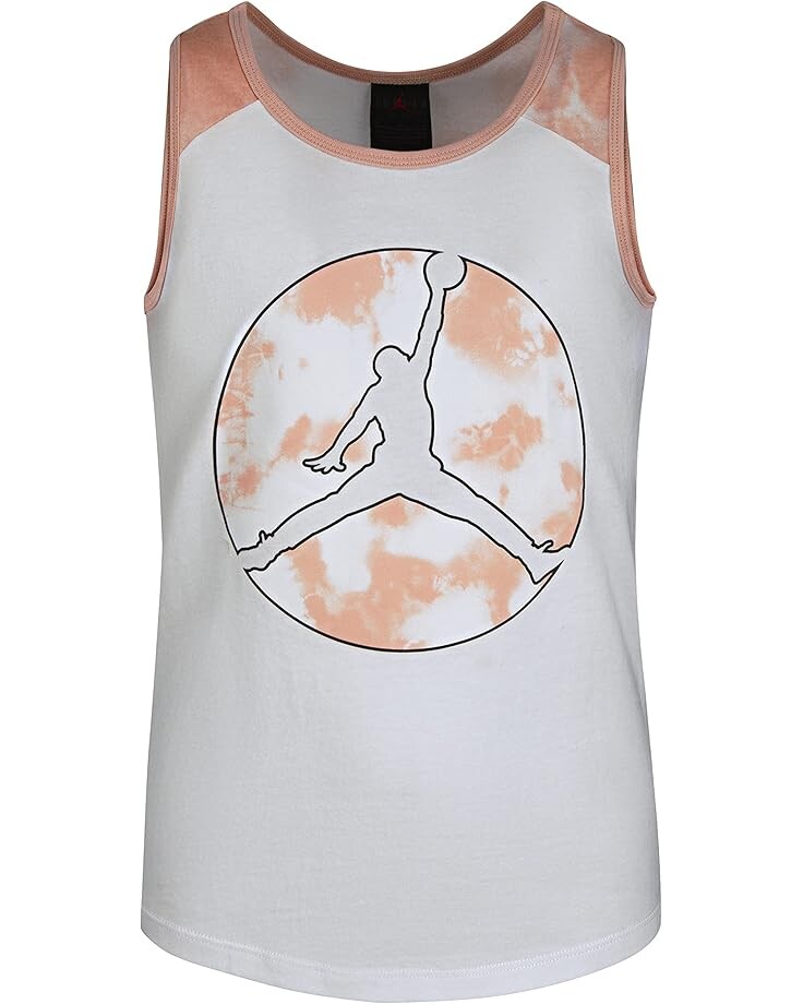 

Топ Jordan Kids Jordan Tie-Dye Tank Top, белый