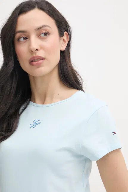 Футболка с коротким рукавом Summer Tommy Hilfiger, синий — фото 4