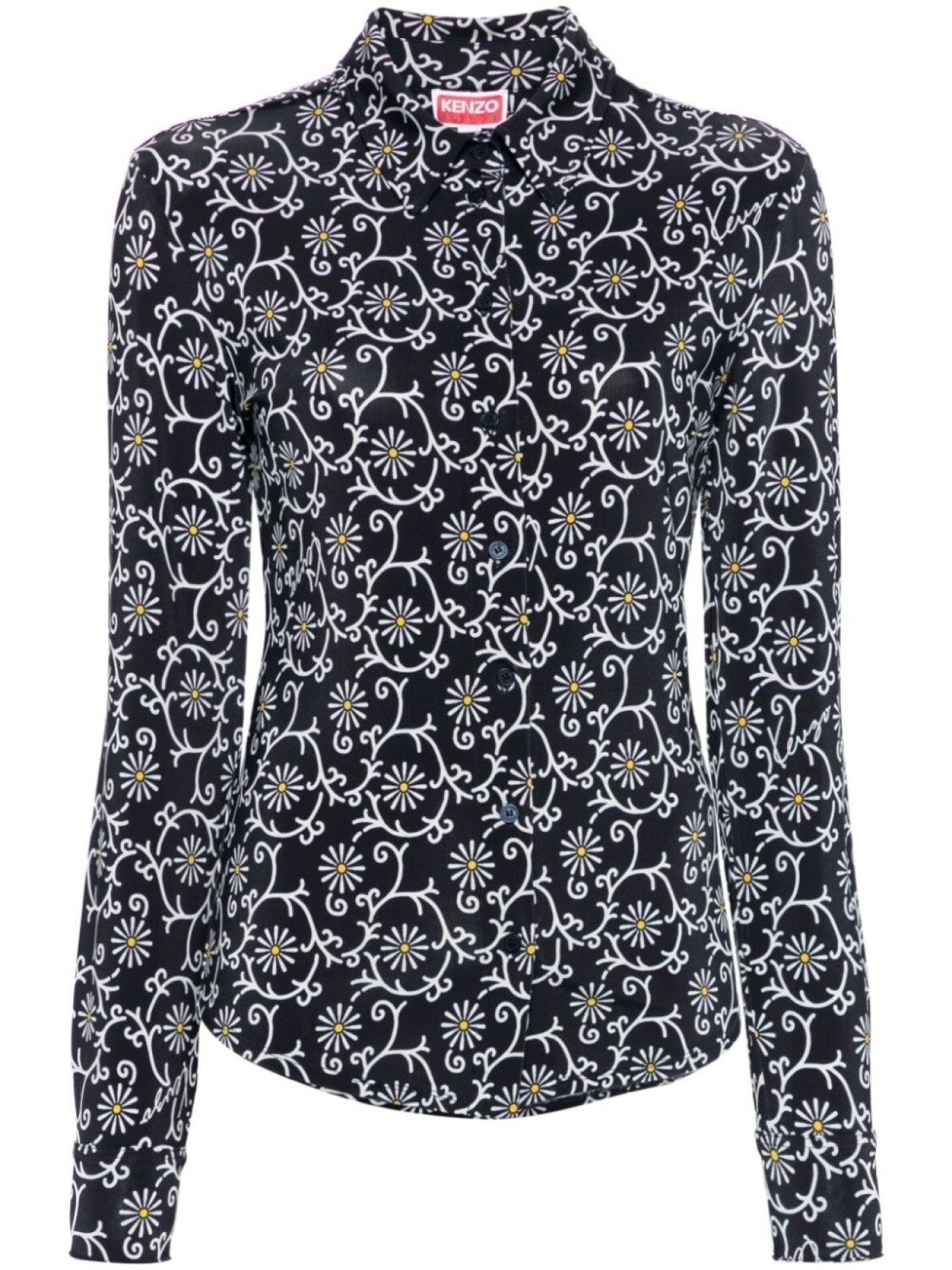 

Kenzo рубашка Marguerite, черный