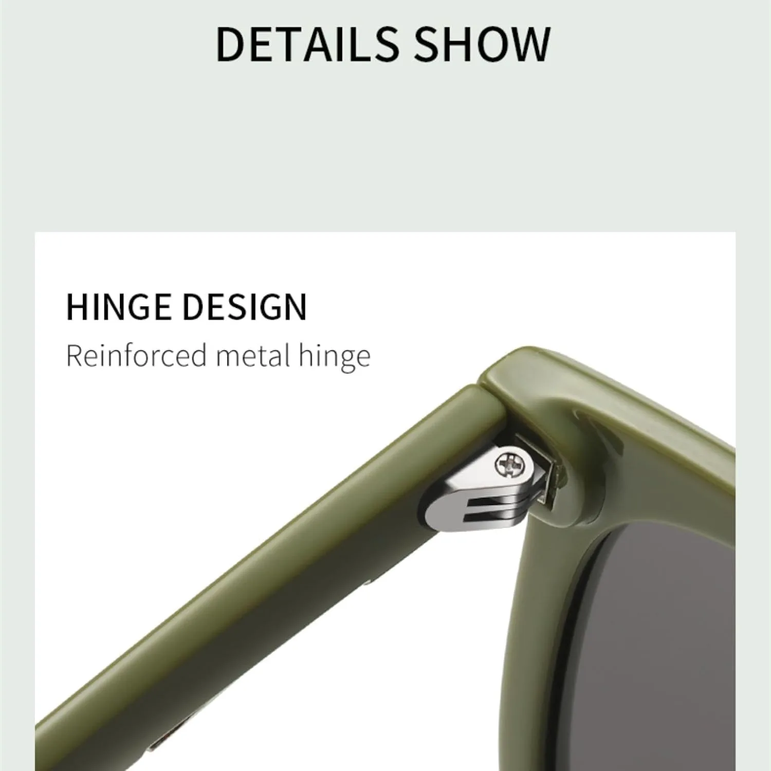 

Женские складные поляризованные солнцезащитные очки, мужские очки с защитой от УФ-излучения UV400, очки для вождения, кемпинга, вечеринки, пляжа VFDHN, Black Mercury