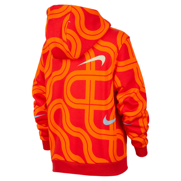 Толстовка sportswear club fleece hoodie Nike, красный — фото 2