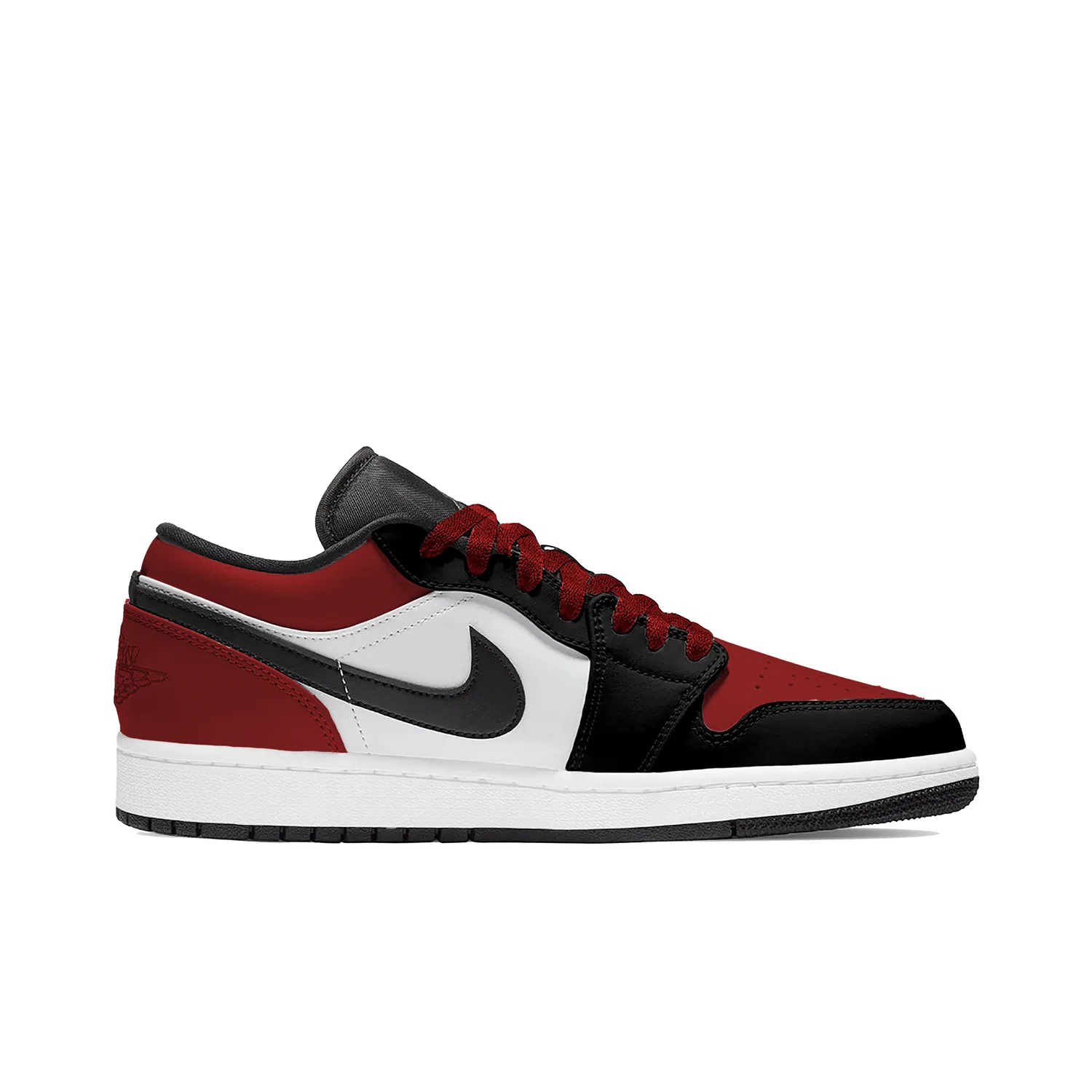 Кроссовки баскетбольные Reverse Banned Jordan Black Red — фото 3