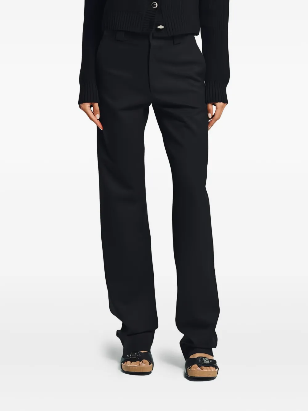 

Брюки с завышенной талией Vetements, черный