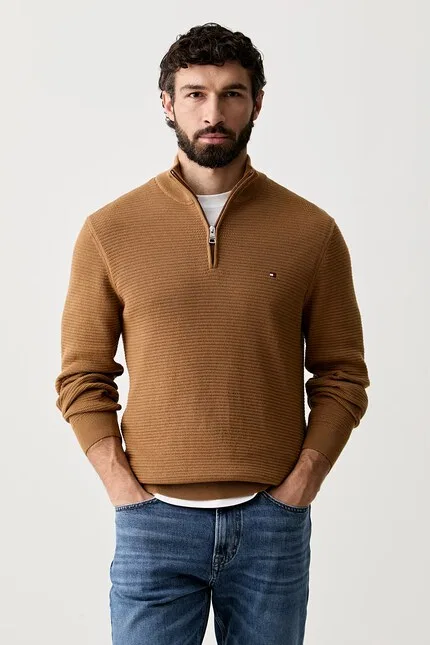 Свитер классический Tommy Hilfiger, коричневый