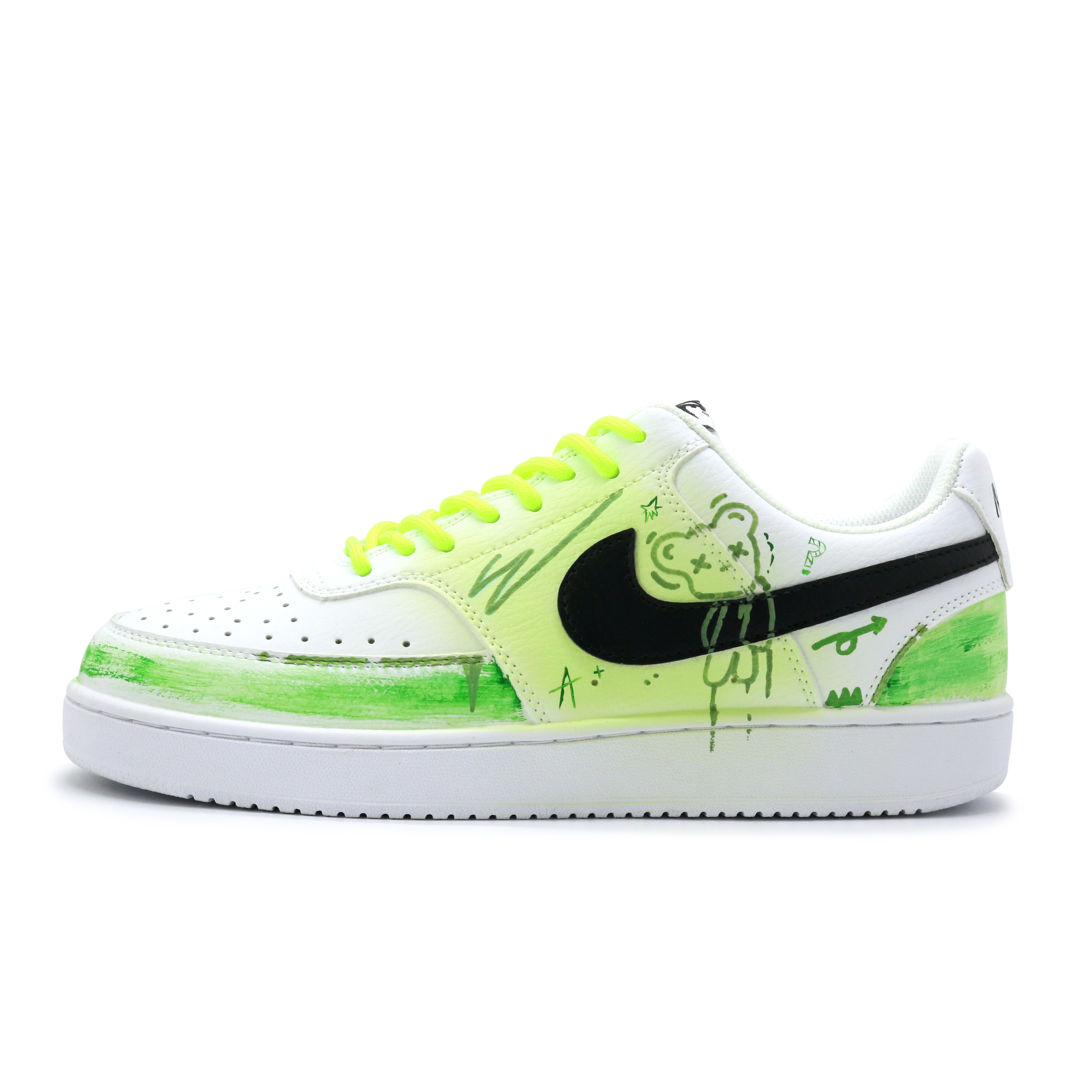 

Nike Court Vision Beasts Will Never Be Slaves PU кроссовки для увеличения роста с поддержкой, устойчивые к истиранию и скольжению, низкие