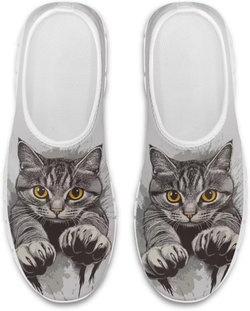 

Кроссовки-слипоны Chaqlin с анималистичным принтом, лоферы, широкие удобные низкие повседневные туфли для мужчин и женщин, для тренировок и повседневной носки, Cat
