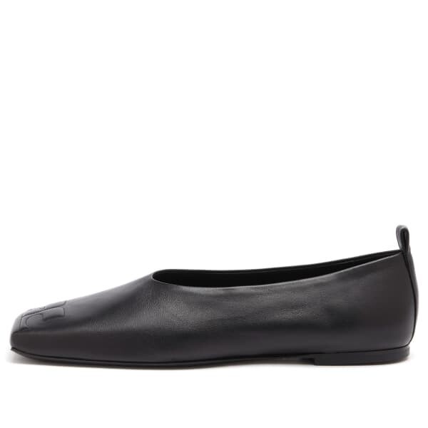 

Кожаные балетки Courrèges, черный
