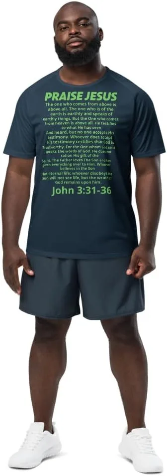 Футболка Unisex Praise Jesus John 3:31-36 для тренировок