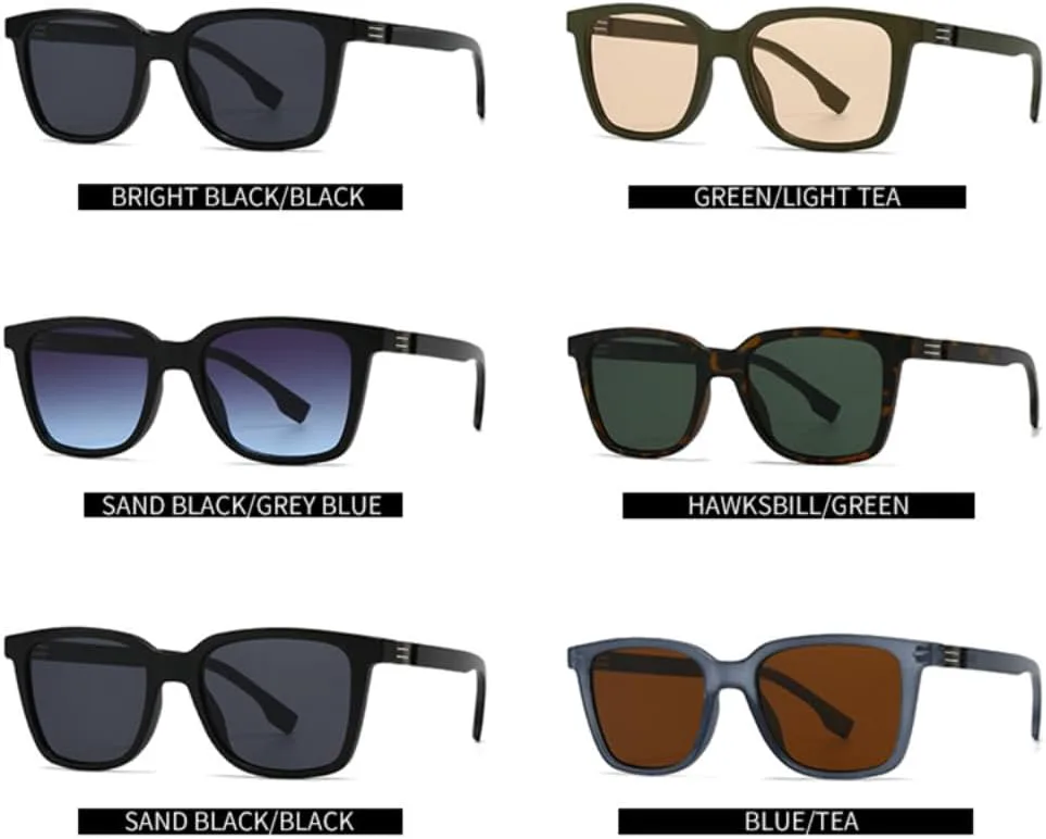 

Солнцезащитные очки для мужчин и женщин - защита UV400 - большая оправа с градиентной расцветкой для занятий спортом на открытом воздухе и вождения DSVIGF, Tyj528-3