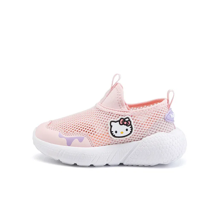 Кроссовки Hello Kitty износостойкие, с эффектом пружинистости, дышащие, легкие, амортизирующие, на платформе Sanrio, Pink