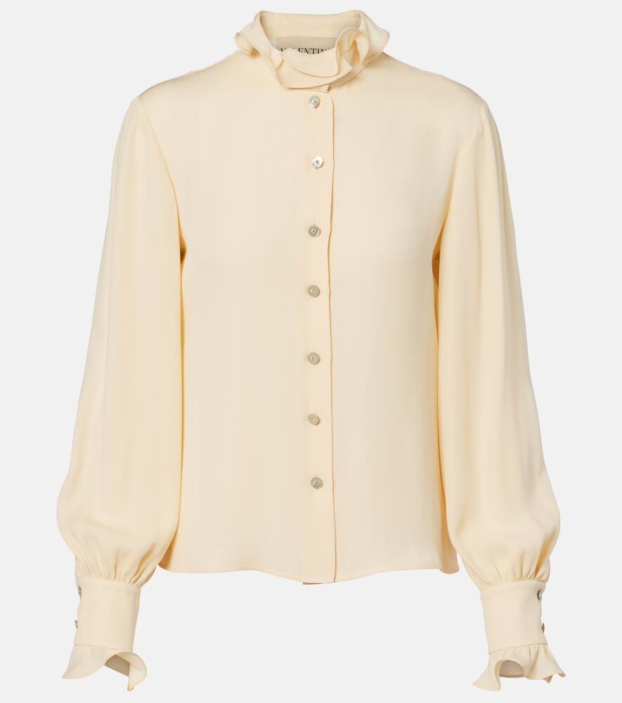 

Женская блузка из плиссированного шифона Valentino, Betulla