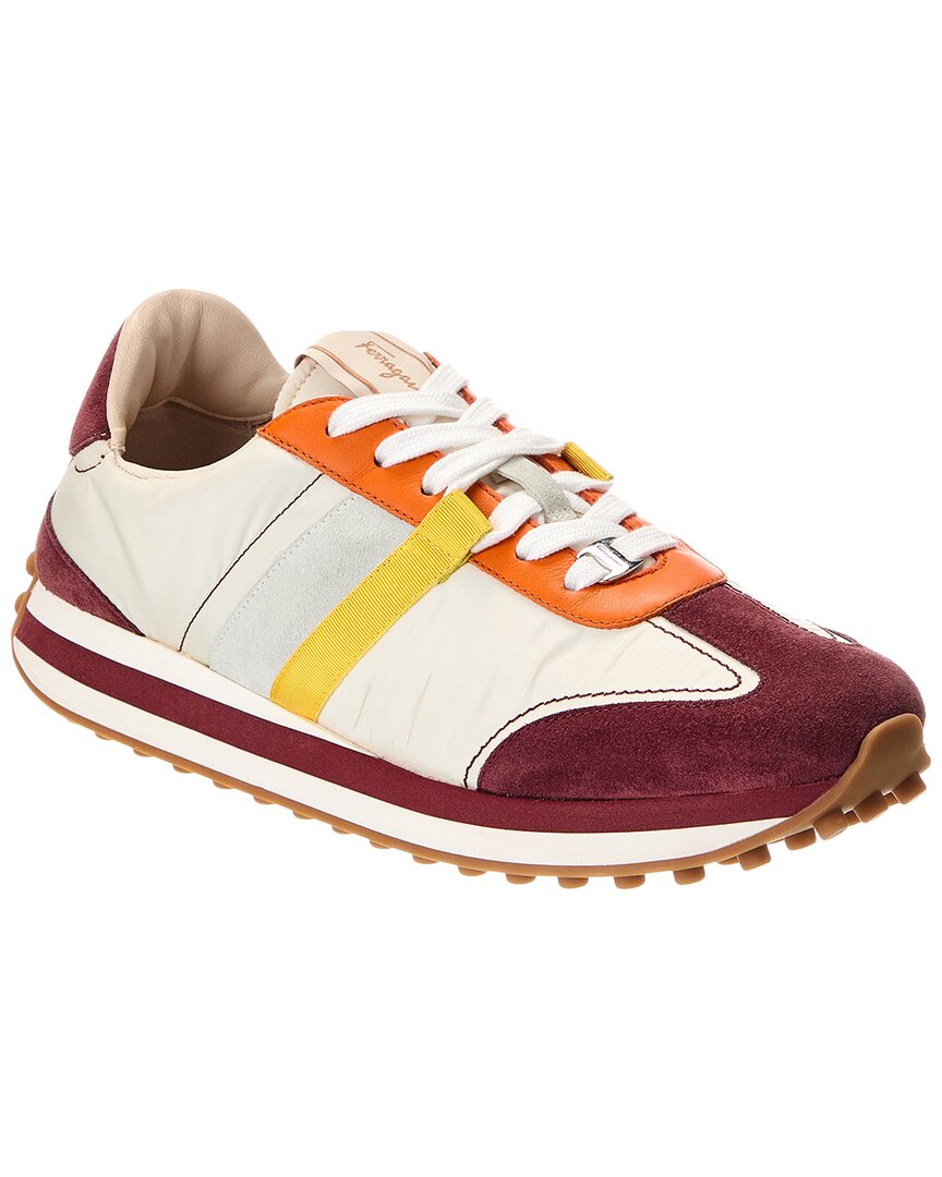 

Ferragamo Iulio замшевые кроссовки Salvatore Ferragamo, фиолетовый