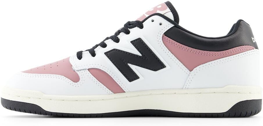 Мужские кроссовки New Balance 480 V1, White/Rosewood/Black — фото 2