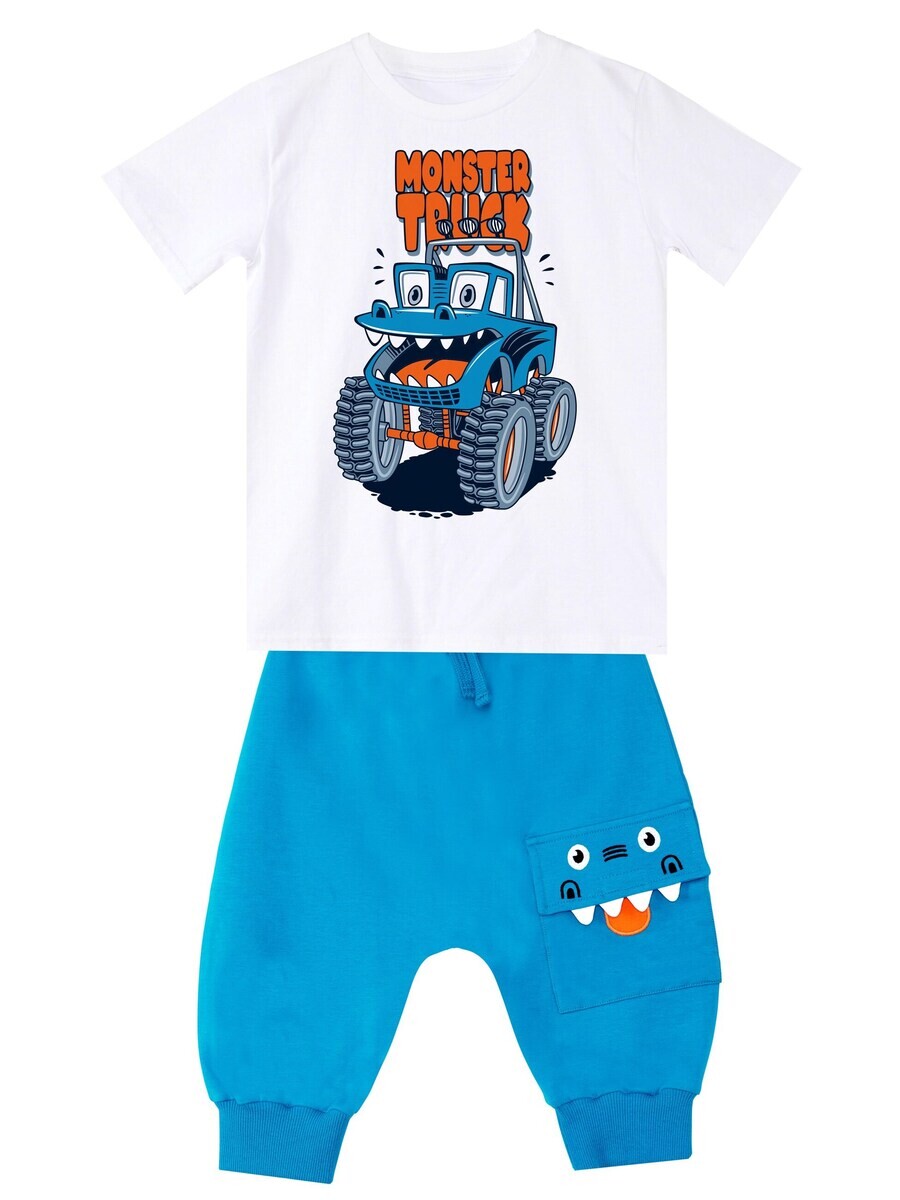 

Спортивный костюм Denokids Tracksuit Funny Truck, синий
