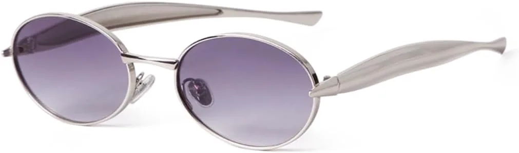 

Солнцезащитные очки с защитой UV400 | Панк-металл, овальные прозрачные линзы | для женщин и мужчин, для занятий спортом на открытом воздухе и вождения DSVIGF, 01