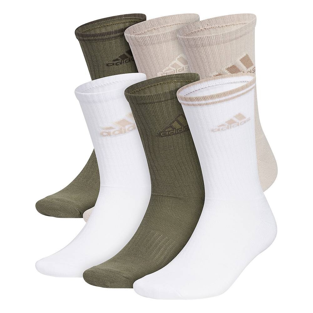 

Мужские носки adidas Athletic Cushioned Crew (6 пар) Adidas, цвет Olive Biege