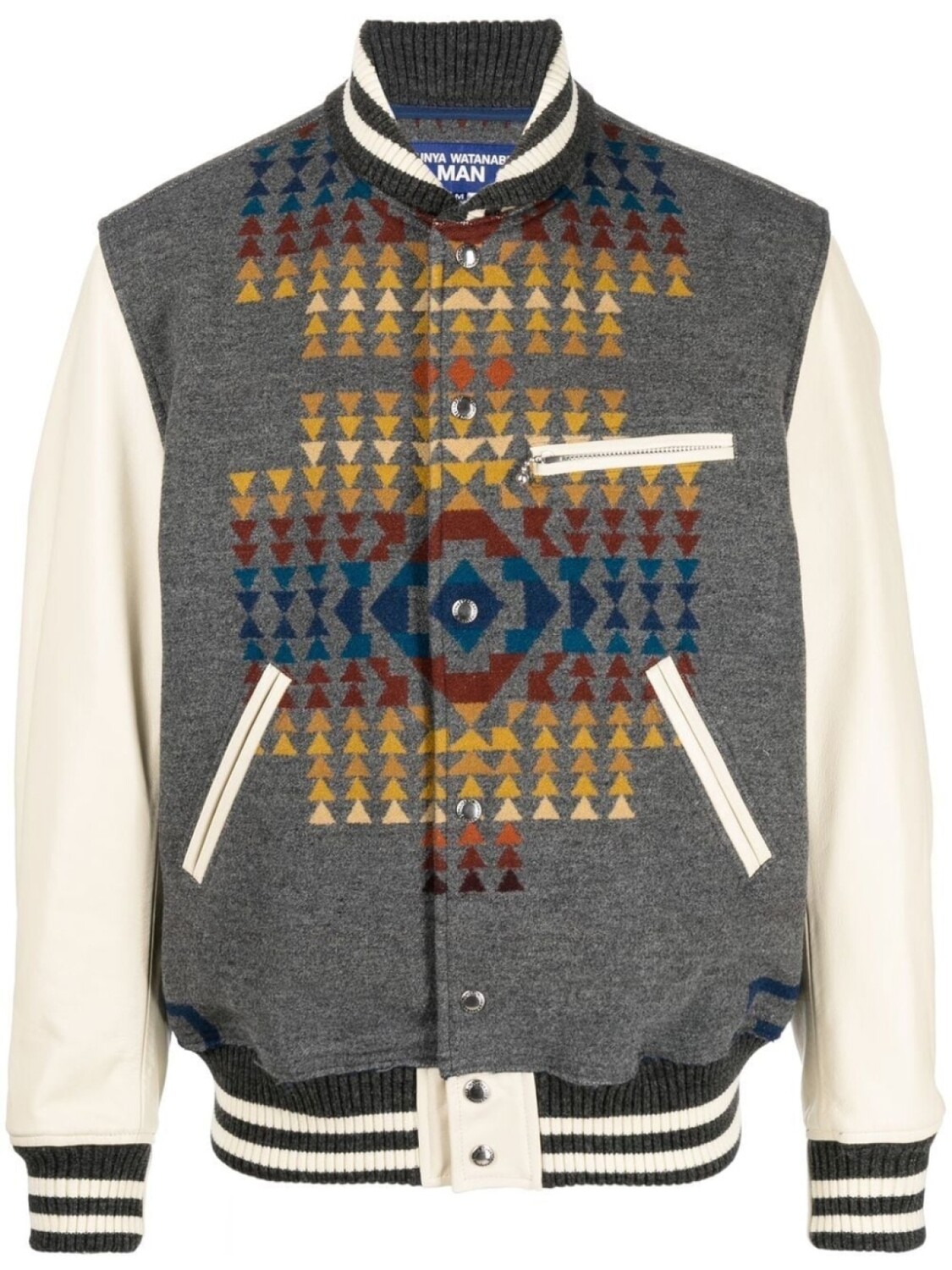 

Junya Watanabe MAN бомбер Pendleton Varsity, белый