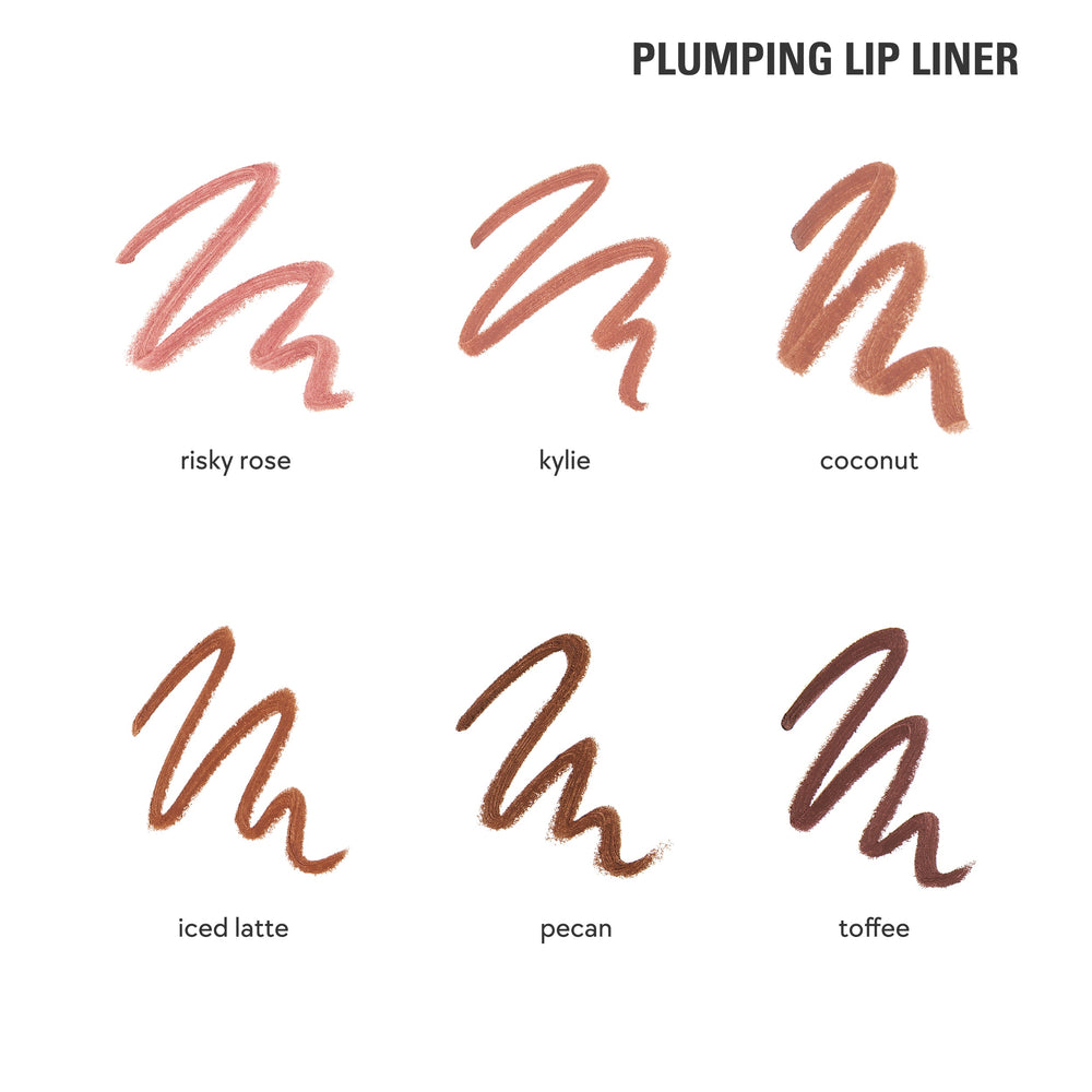 Набор Kylie Cosmetics Plumping Powder Matte Lip & Lip Liner Duo, warm brown/iced latte — фото 4