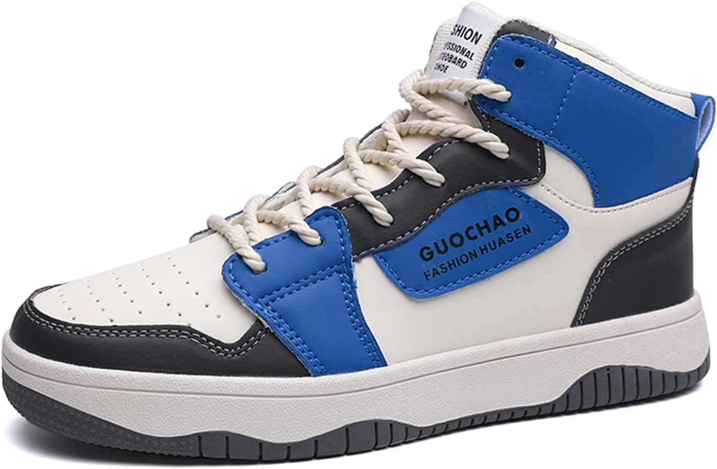 

Мужские модные кроссовки SPWAGYM, высокие скейт-обувь, стильные кроссовки для мужчин, повседневная обувь для ходьбы, синий