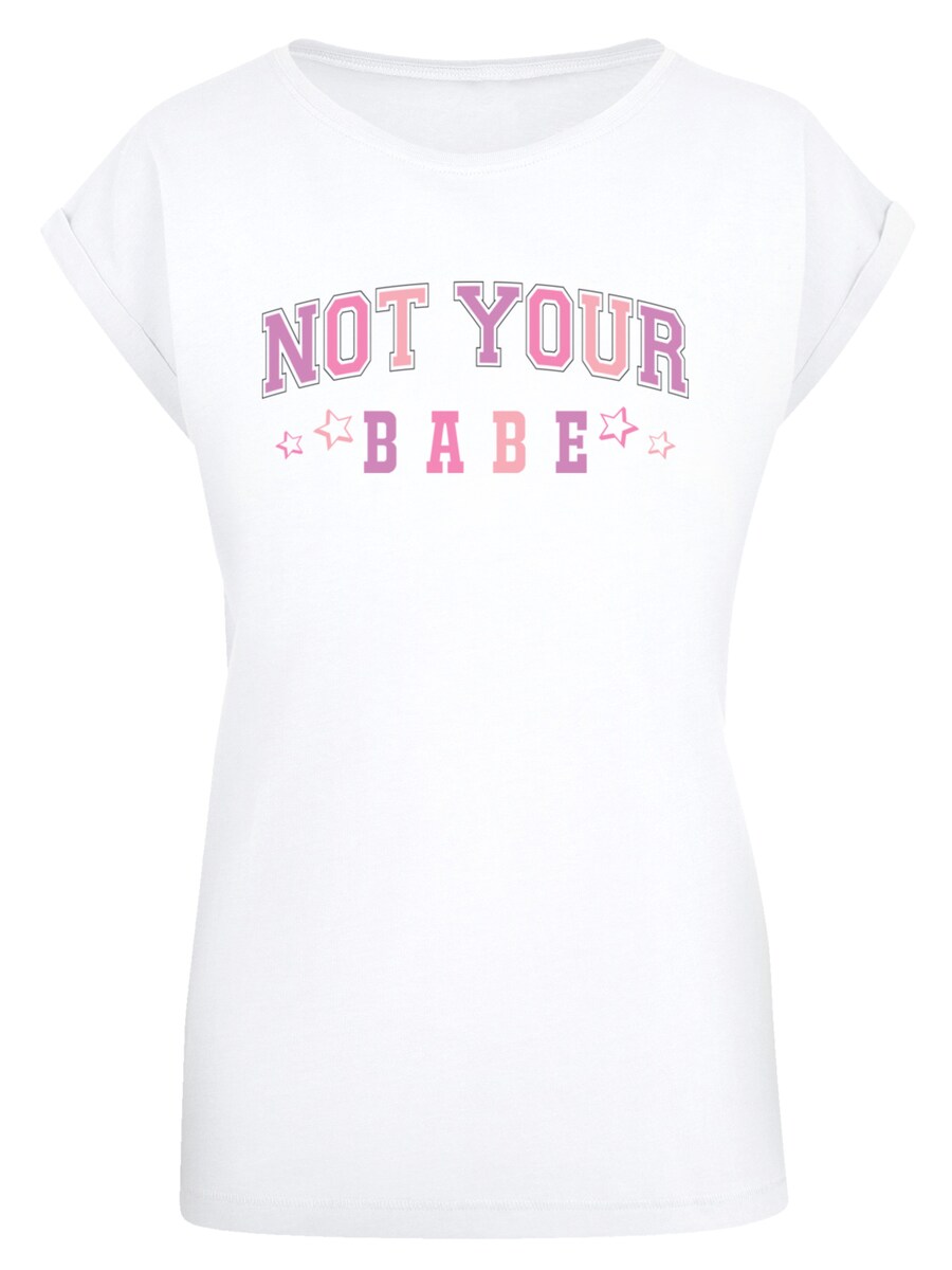 

Рубашка F4NT4STIC Girl Power Not Your Babe Internationaler Frauentag, белый