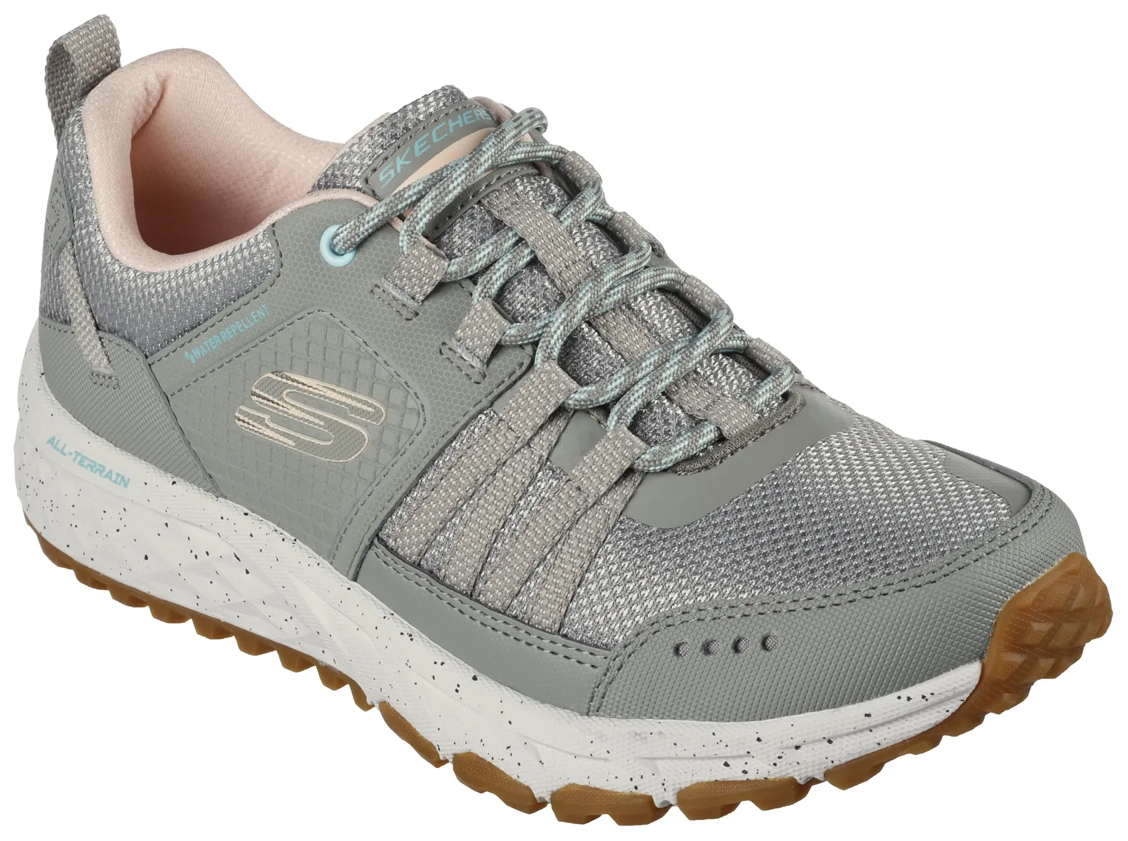 

Уличная обувь Skechers "ESCAPE PLAN-ENDLESS PURSUIT", с мягкой кромкой голенища, повседневная обувь, полуботинки, туфли на шнуровке, зеленый