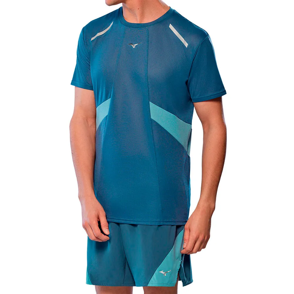 

Футболка с коротким рукавом спортивная Mizuno DryAeroFlow, синий