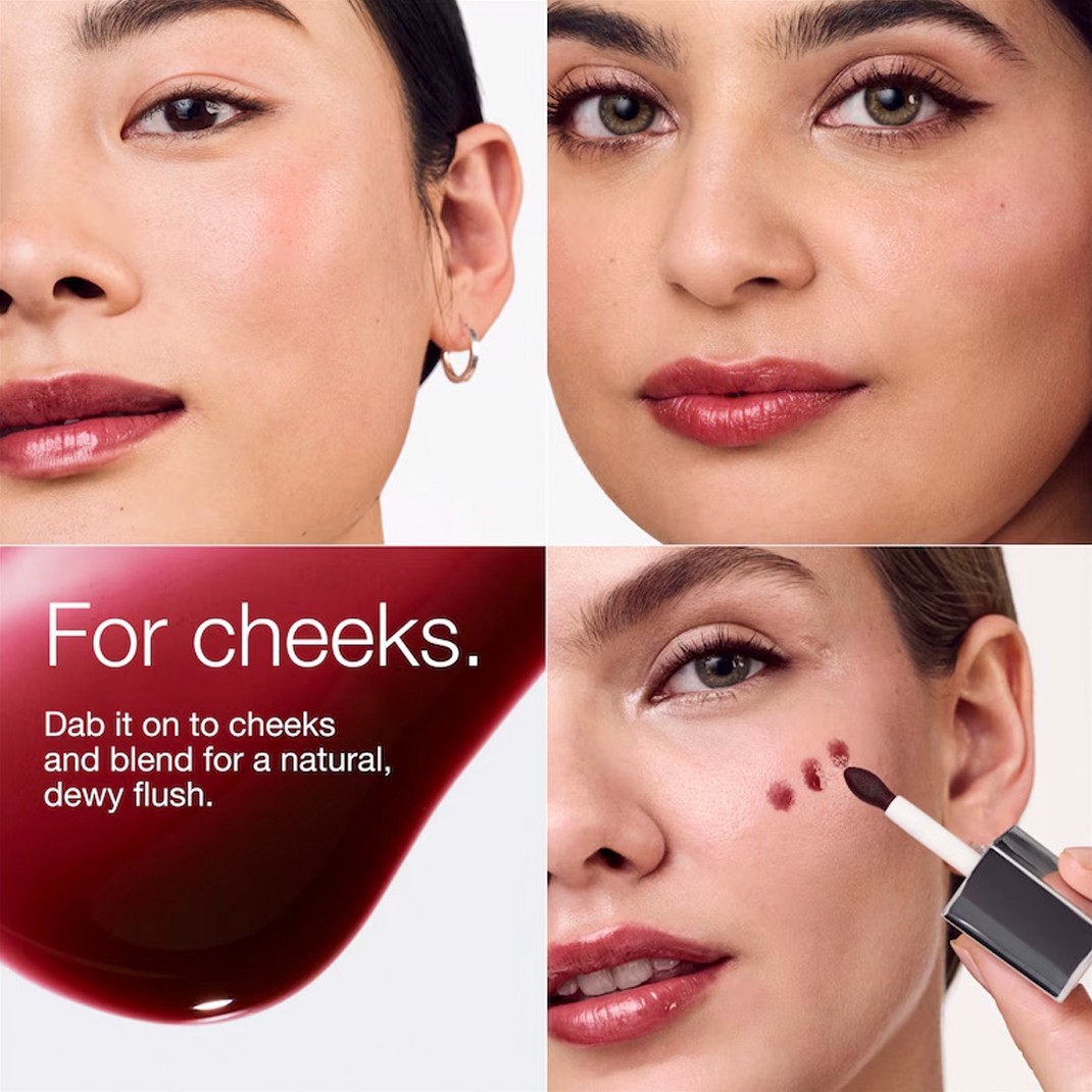 Бальзам для губ Clinique — Масло для губ pop pop lip & cheek oil , black honey, объем, 7 мл — фото 3