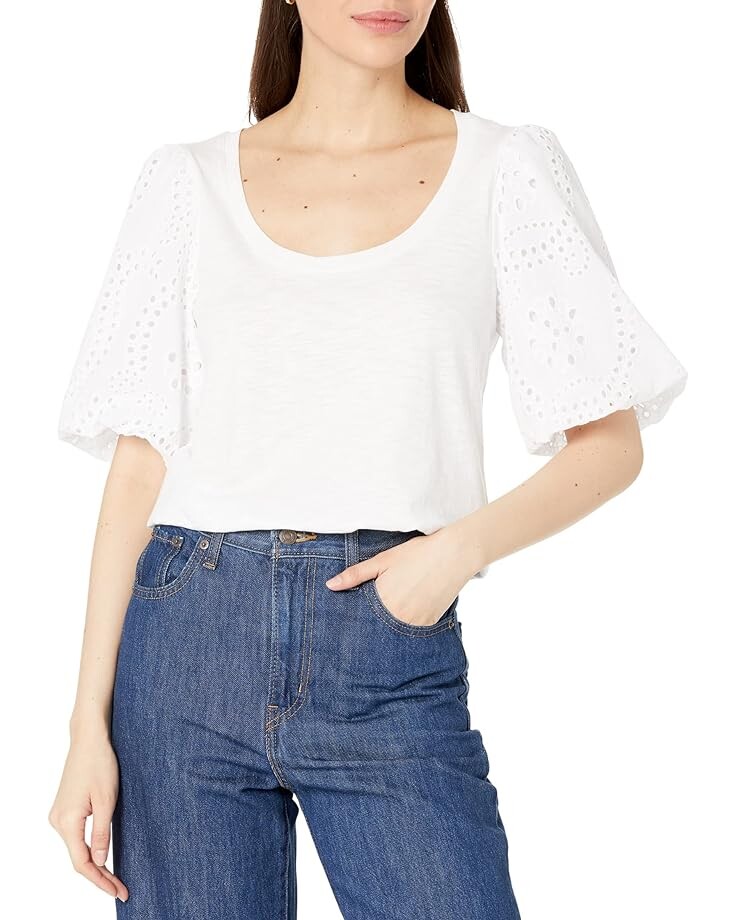 

Футболка Sanctuary Willow Eyelet, белый