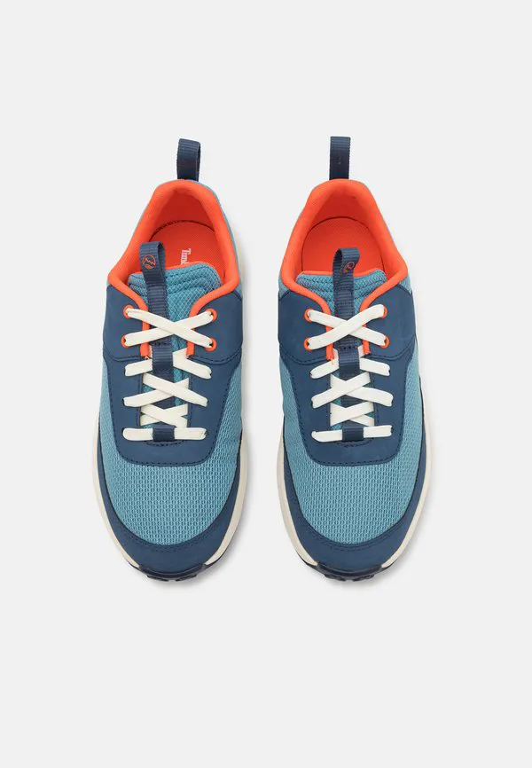 Детские туфли на шнуровке с низким верхом и регулируемым ходом Timberland, Medium Blue — фото 4