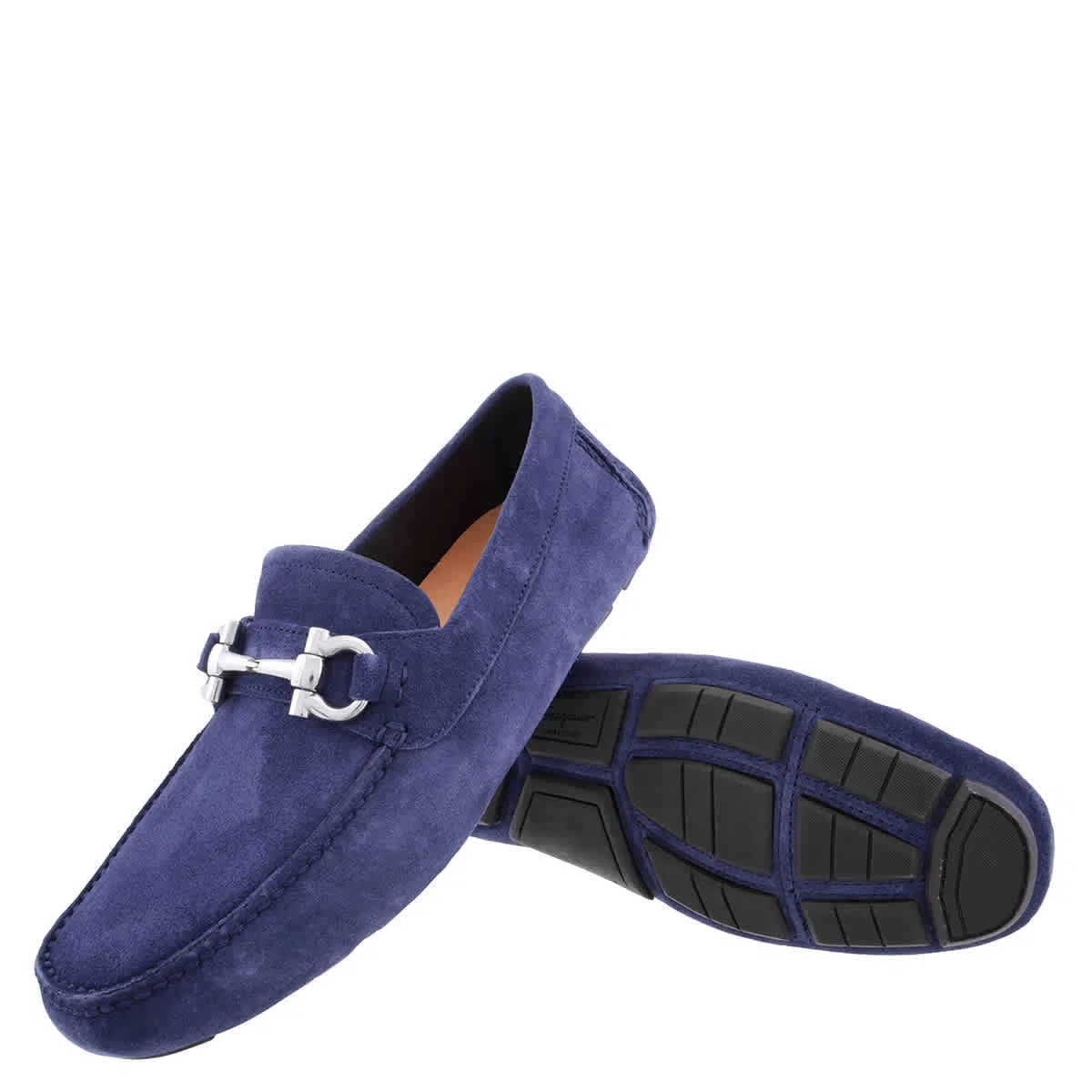 Обувь для водителей Ferragamo Parigi Gancini Salvatore Ferragamo, синий — фото 2