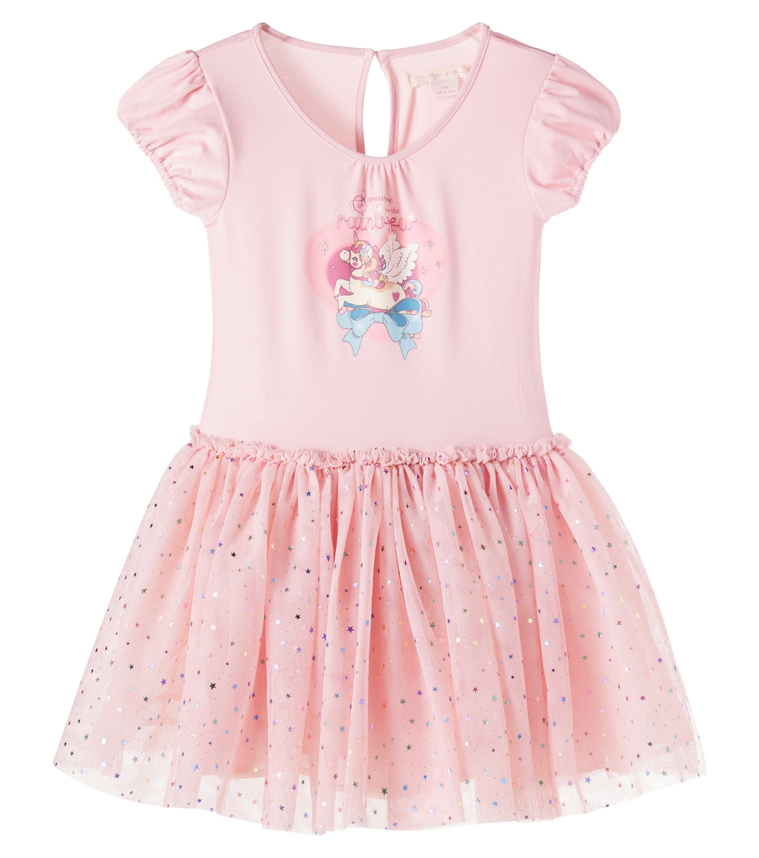 

Ада Фея Балерина платье из джерси и тюля Konges Sløjd, Fairy Etoile Holographic Pink