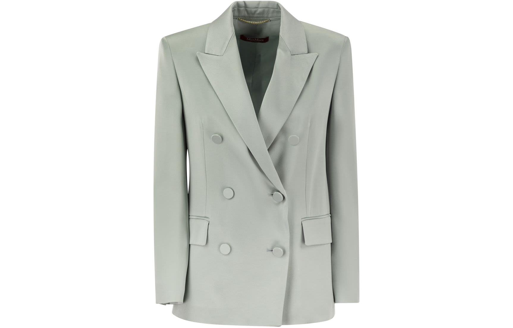 

Двубортный блейзер Max Mara Studio Teiera MaxMara, светло-зеленый