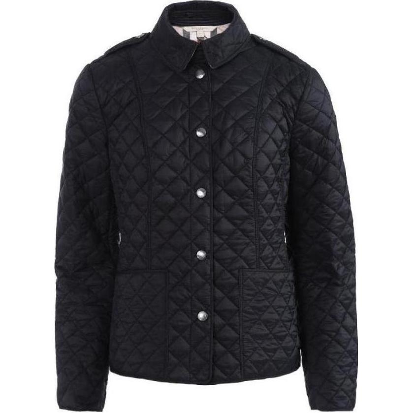 

Burberry Женская стеганая куртка черного цвета, Черный, Burberry Женская стеганая куртка черного цвета