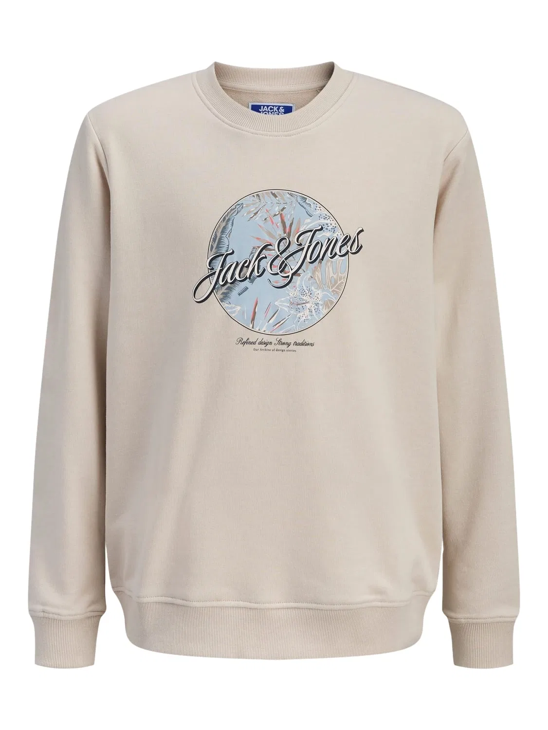 Лонгслив с принтом JACK & JONES Junior, moonbeam