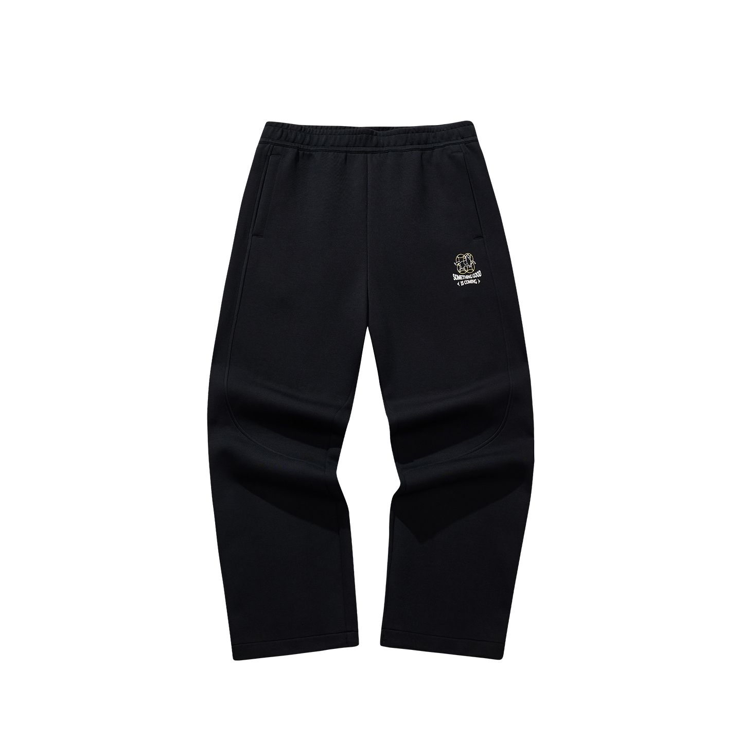 

Anta Мужские базовые черные вязаные спортивные штаны Good Things Happen