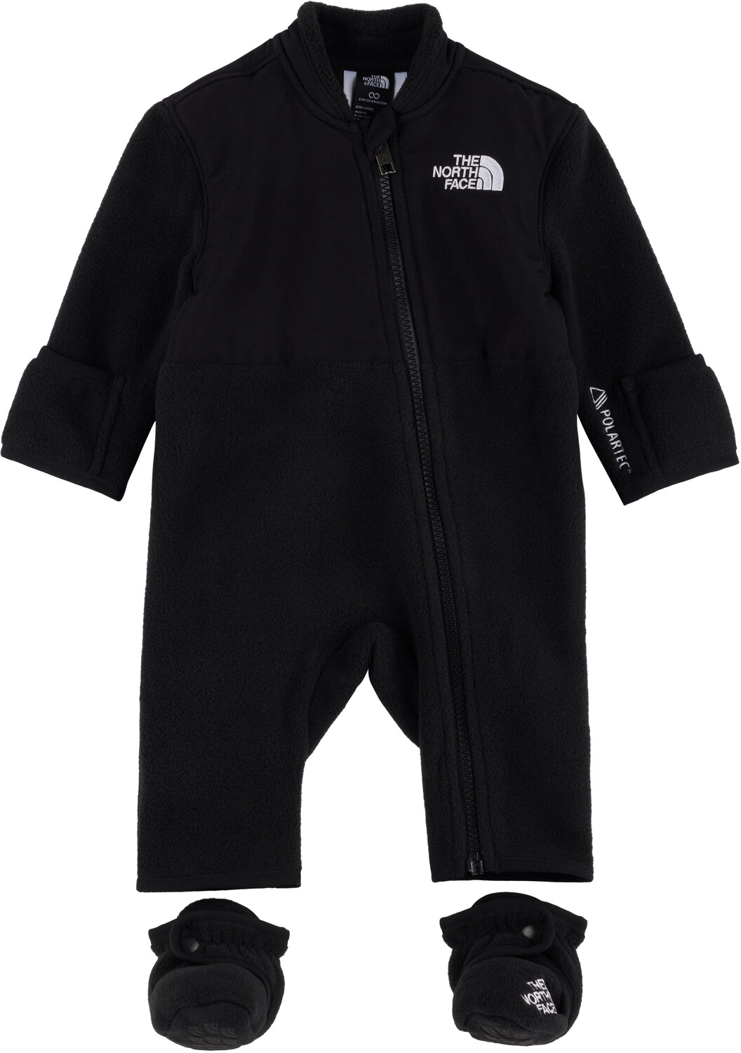 

Детский черный комбинезон Denali и комплект для малышей до ходьбы The North Face Kids