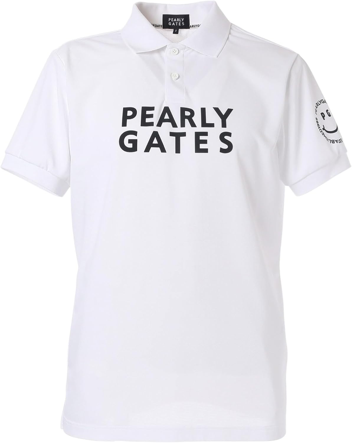 

Футболка-поло Parly Gates 053-5260831 с коротким рукавом, серия PG, эластичная, впитывающая влагу, мужская Pearly Gates, белый