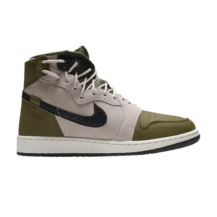 

Кроссовки Air Jordan Wmns Air Jordan 1 Rebel XX 'Olive Canvas', зеленый