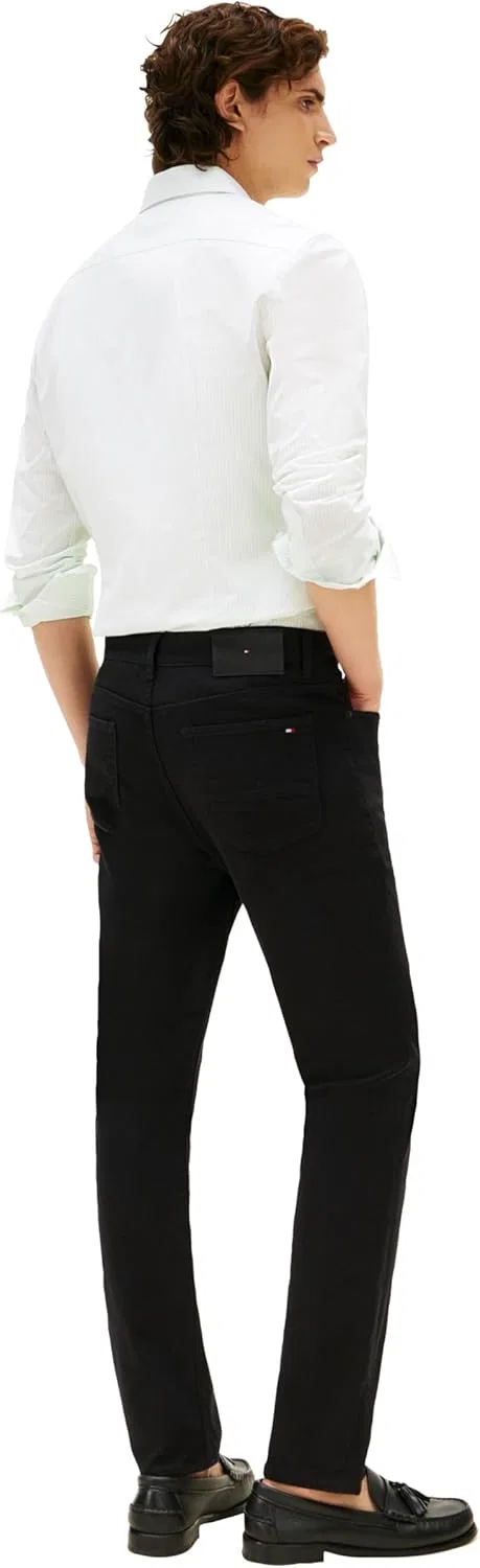 Джинсы, Slim Fit, Tommy Hilfiger, Черный — фото 4
