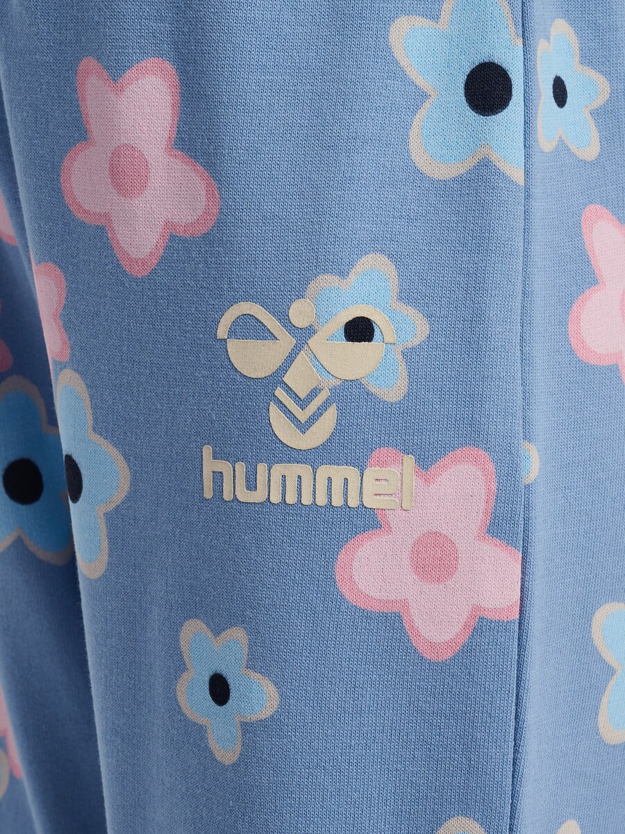 Зауженные брюки Hummel Rinna, цвет Navy/Smoke blue/Light blue — фото 4