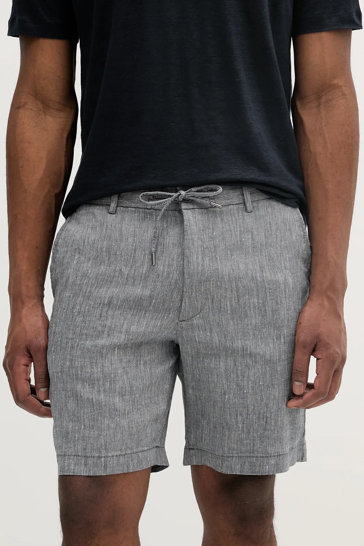 

Льняные шорты Boss, синий