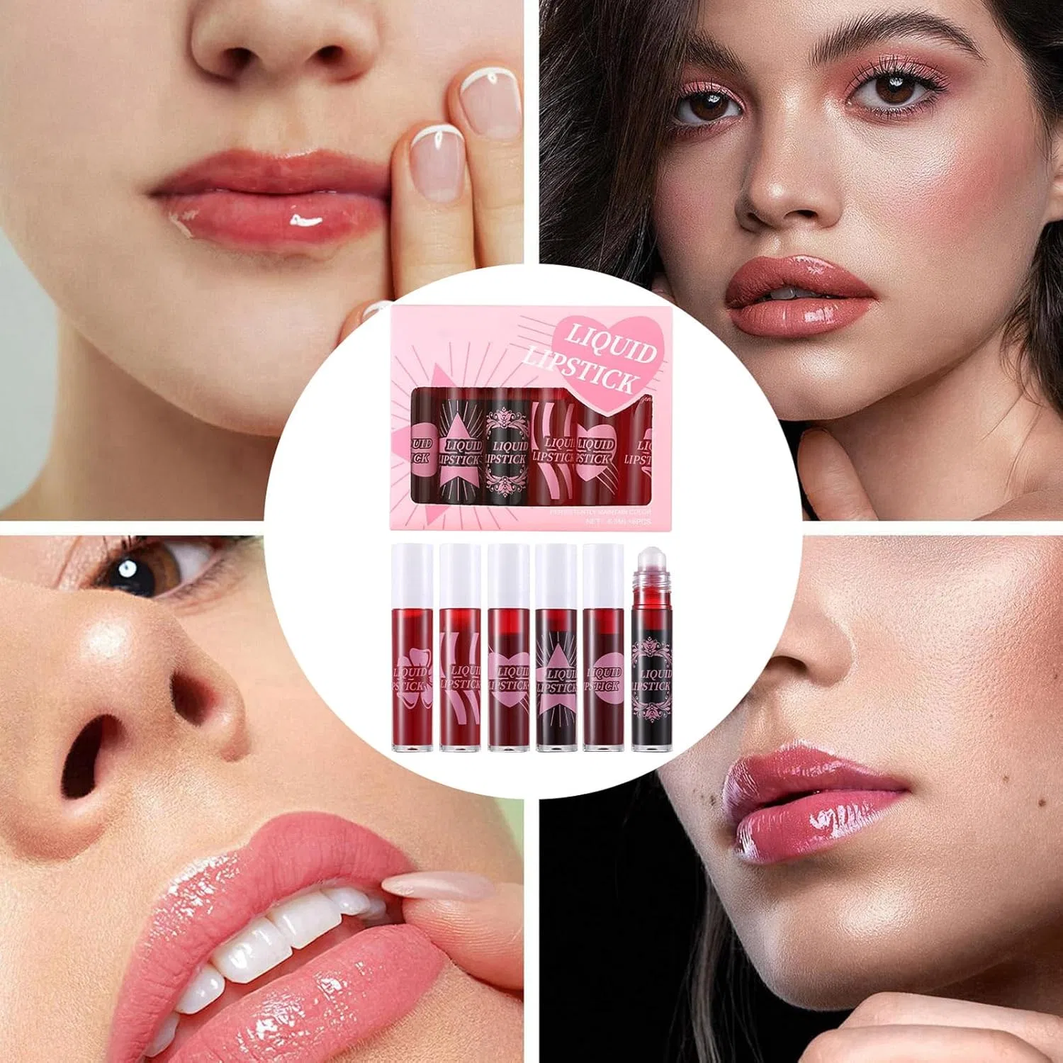 Блеск для губ увлажняющий Six Times Moisture Roll-On Lip Stain, длительное сохранение цвета — фото 4