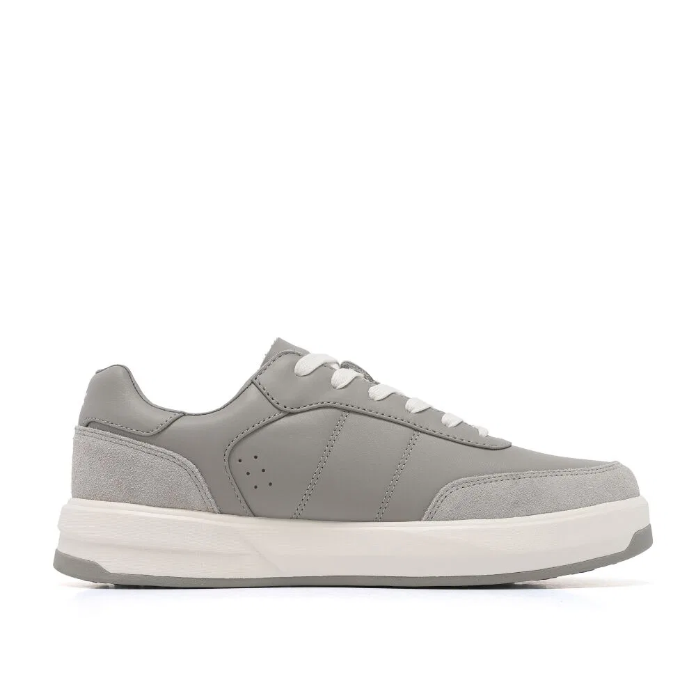 Мужские низкие кеды Buddy Roots цвета Fog Gray от Snowpeak Apparel — фото 3