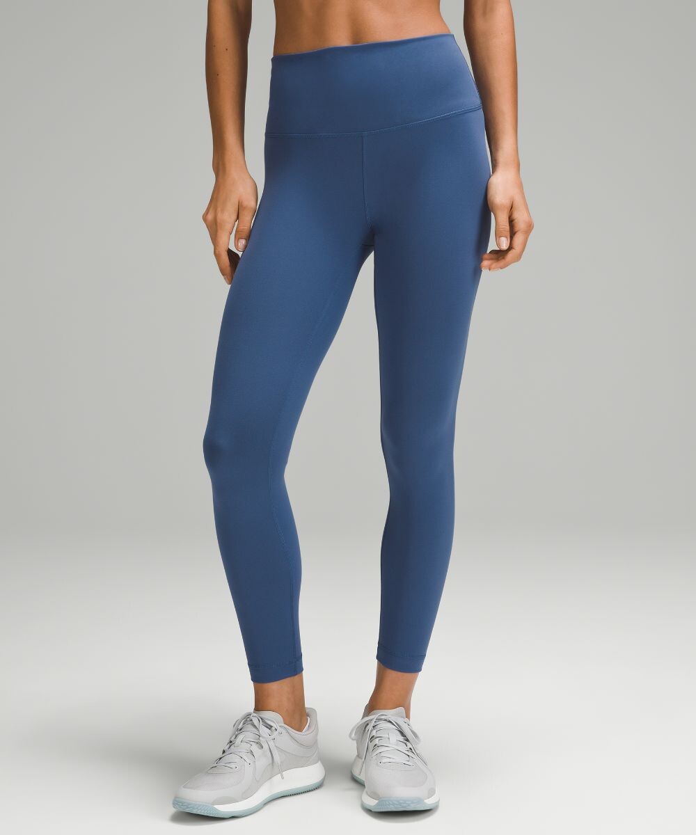

Высокие леггинсы Wunder Train Lululemon, синий