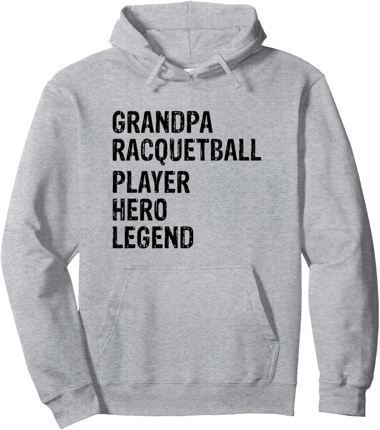

Герой-легенда, дедушка-игрок в ракетбол - Толстовка с капюшоном Дедушка-игрок в ракетбол Racquetball Game Racquetball Grandpa, серый